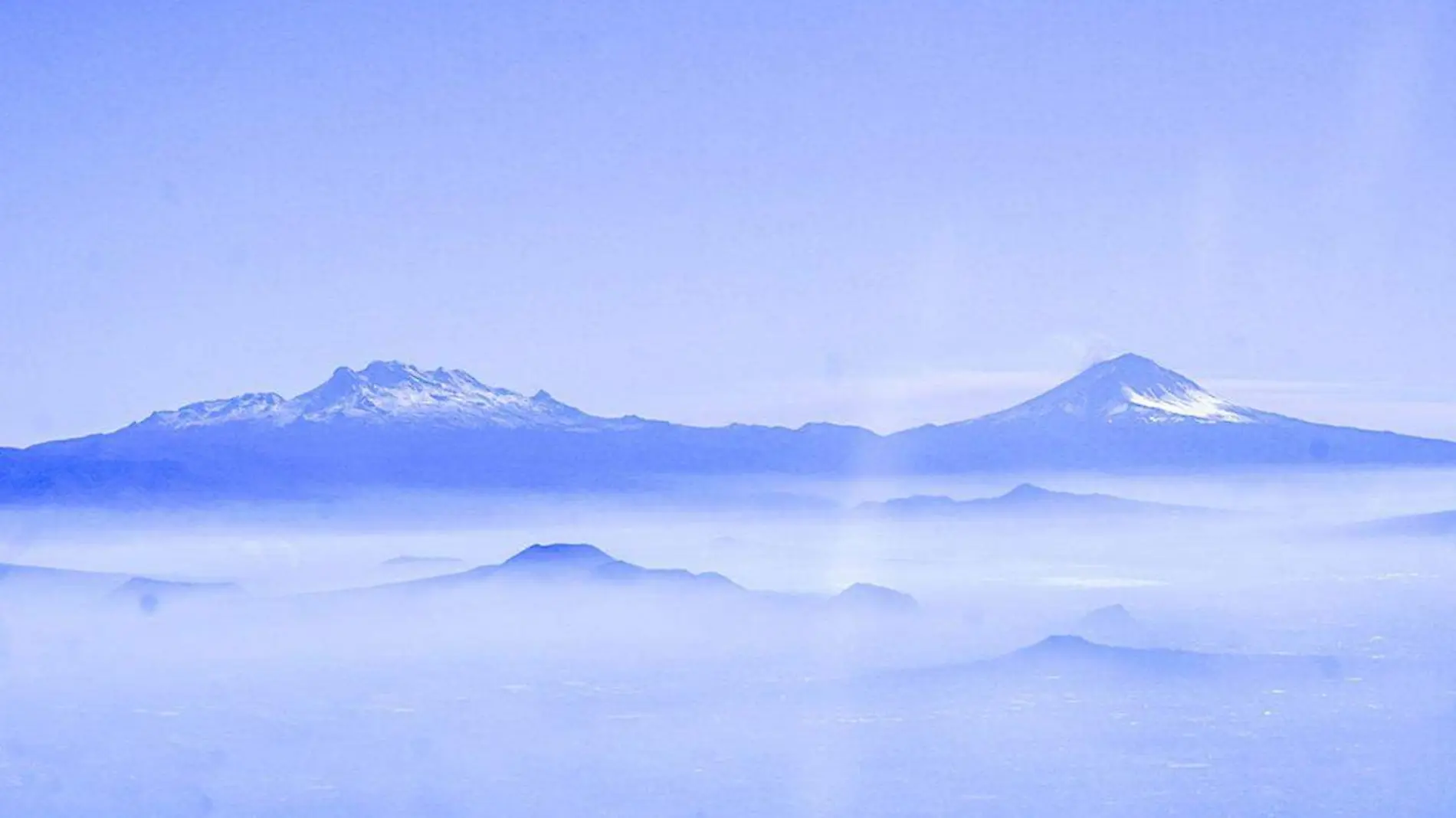 El lago turquesa que había en el Popocatépetl antes de la erupción